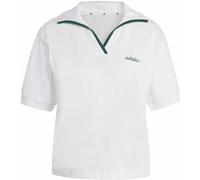 ADIDAS SPORT Seasonal Essentials Colorpop Polo with Embroidered Graphic (QF562) M White / Collegiate Green