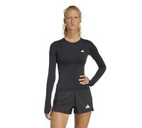 adidas Damen Power Essentials Workout Contour Long Sleeve Shirt, Black, M