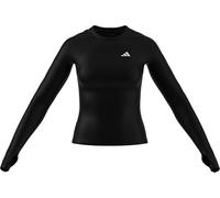 adidas Damen Power Essentials Workout Contour Long Sleeve Shirt, Black, XL