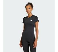 adidas Damen Power Essentials Workout Contour Shirt, Black, L