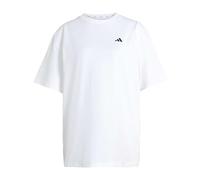 Adidas Power Essentials Workout Oversized Short Sleeve T-shirt Weiß L Damen