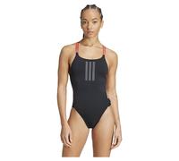 adidas Ripstream 3-Streifen X-Back Badeanzug - Damen, Black / Pure Ruby - 46