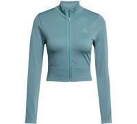 Workout Essentials Strickjacke mit durchgehendem Reißverschluss Preloved Teal XL