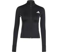 ADIDAS Damen Rolli Workout Essentials Zip Through 3-Streifen (KB7843) L BLACK/WHITE