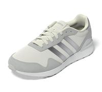 adidas Damen Run 60s 4.0 Shoes, Chalk White/Silver met./Grey Two, 43 1/3 EU