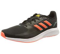 Adidas Damen Run Falcon 2.0 Laufschuhe, Core Black Solar Red Solar Gold, 43 1/3 EU