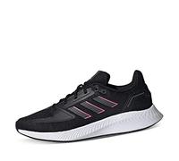 Adidas Damen Run Falcon 2.0 Laufschuhe, Schwarz Core Black Grey Screaming Pink, 37 1/3 EU
