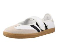 adidas Damen Samba Jane Sneaker, Weißer, schwarzer Gummi., 40 EU