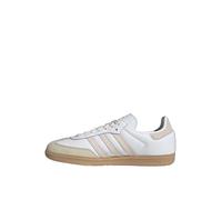 adidas Damen Samba OG White/Light Pink Sneaker, weiß - white (white), 37.5 EU