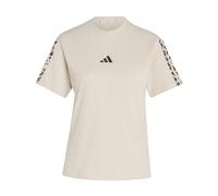adidas Damen Seasonal Essentials Animal Print T-Shirt (Größe L, beige)