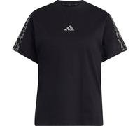 adidas Damen Seasonal Essentials Animal Print T-Shirt (Größe XL, black-multicolor-grey four)