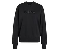 adidas Damen Seasonal Essentials Satin V-Neck Sweatshirt, Black, 4XL