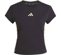 ADIDAS Damen Shirt Animal Print 3-Stripes (JM1856) XS BLACK/MULTCO/WARSAN