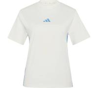 ADIDAS Damen Shirt Essentials 3-Streifen Cotton (KQ5104) XL OWHITE/RAYBLU