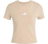 ADIDAS Damen Shirt Essentials 3-Streifen Slim Baby (JX7588) L WARSAN/WHITE