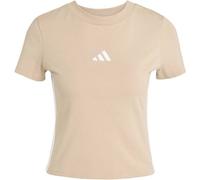 ADIDAS Damen Shirt Essentials 3-Streifen Slim Baby (JX7588) S WARSAN/WHITE