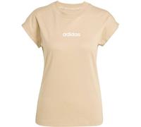 ADIDAS Damen Shirt Essentials Linear Cotton (JY4889) S WARSAN/WHITE