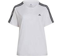 ADIDAS Damen Shirt Essentials Slim 3-Streifen Große Größen (HF7252) 3X WHITE/BLACK