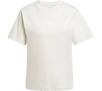 adidas Damen Essentials Small Logo Cotton T-Shirt (Größe M, weiss)