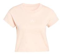 adidas Women's Future Icons SMALL Logo Baby T-Shirt, Blush pink, S