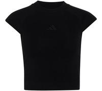 ADIDAS Damen Shirt KIT GERIPPT KLEINES LOGO (KF2444) XXL Schwarz