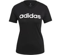 Adidas Damen Linear T-Shirt schwarz/weiß XS