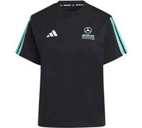 Adidas T-Shirt Mercedes‑AMG Petronas F1 Team DNA Damen – Schwarz/Semi Mint Rush – Größe M