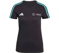 Adidas Damen Mercedes - AMG Petronas Formula ONE Team DNA Tee Women, Black/White, L