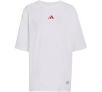 ADIDAS Damen Shirt MINI EMBROIDERY OVERSIZED GRAPHIC (KA5087) L Weiß