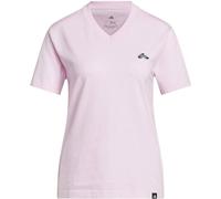 adidas Summer Slide Graphic V-Neck T-Shirt Damen KA5103 - clear pink S