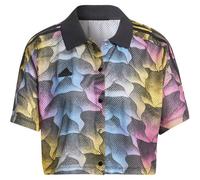 ADIDAS Damen Shirt Tiro Print Mesh Summer Hemdbluse (IQ4815) M BLACK/MULTCO