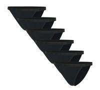 adidas Damen, Slip, 6er Pack - Sport Active Essential , Bikini, Unterwäsche, Logo, uni Schwarz / XL XL Schwarz