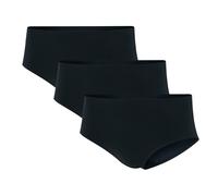 adidas Damen Slips, 3er Pack - Sport Active Light Flex, Hipster, Unterwäsche, Logo, einfarbig Schwarz L