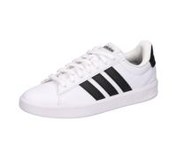 Sneaker ADIDAS SPORTSWEAR "GRAND COURT 3.0", Damen, Gr. 39, cloud weiß, core schwarz, ftwr weiß, Synthetik, Textil, Schuhe Sneaker (89453431-39) cloud weiß, core schwarz, ftwr weiß