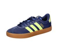 adidas Damen Sneaker VL COURT 3.0 JR8672 41 1/3 Dark Blue/Hi-res Yellow/Gold Met.
