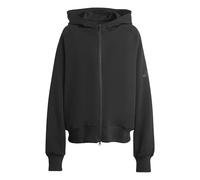 adidas Damen Soft Lux Full-Zip Hoodie Sweatshirt, Black, XL