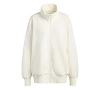 Adidas Soft Lux Loose Full-Zip Damen Rollkragenpullover, weiß M