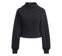 Kapuzensweatshirt ADIDAS SPORTSWEAR "W SL HD", Damen, Gr. M, schwarz, Obermaterial: 51% Polyester, 25% Modal, 15% Baumwolle, 9% Elasthan, normal, Rundhals, angesetztes Bündchen, Sweatshirts, mit Kapuz