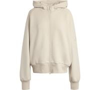 adidas Damen Soft Lux Zip Hoodie Jacke (Größe S, beige)