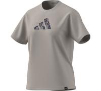 adidas Damen Soft Side Graphic T-Shirt (Größe XS, beige)