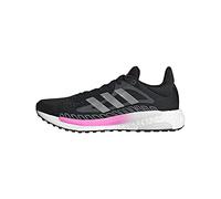adidas Damen Solar Glide Walking-Schuh, cblack/silvmt/scrpnk, 38 EU
