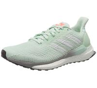 adidas Damen Solarboost 19 Road Running Shuhe, Türkis (Dash Green/Footwear White/Signal Coral), 36 2/3 EU