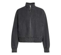 adidas Damen Stadium Washed Denim Loose Fit Coat, black, M