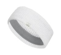 adidas Damen-Strick-Stirnband, Winter-Ohrwärmer, weiches Fleece gefüttert, Weiß/Wunderaluminiumgrau/Grau, 6/Fuzzy, Weiß/Wonder Alumina Grey/Grey Six/Fuzzy, Einheitsgröße