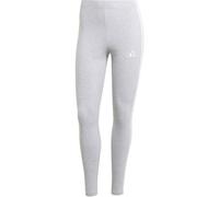 Adidas Essentials 3 Stripes Cotton Leggings XS Light Grey Heather / White