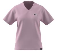 Adidas Summer Slide Graphic Kurzarm-t-shirt Mit V-ausschnitt L Clear Pink