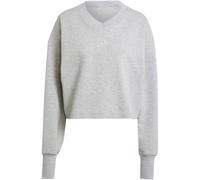 ADIDAS Damen Sweatshirt ALL SZN Ribbed V-Neck (IY6829) XL MGREYH
