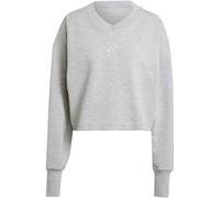 ADIDAS Damen Sweatshirt ALL SZN Ribbed V-Neck (IY6829) XL Silber