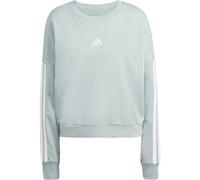 Sweatshirt ADIDAS SPORTSWEAR "W 3S FT SWT", Damen, Gr. XS, wonder sage, weiß, Obermaterial: 55% Baumwolle, 36% Polyester, 9% Viskose, normal, Rundhals, Sweatshirts Sweatshirt (45272233-XS) wonder sage