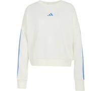 ADIDAS Damen Sweatshirt Essentials 3-Streifen French Terry (KQ5103) S OWHITE/RAYBLU